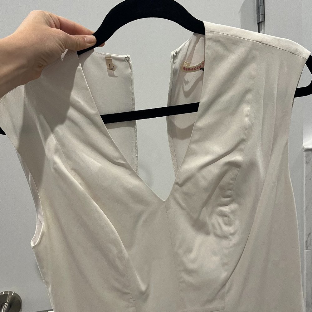 White cotton Rebecca Taylor dress